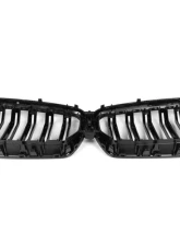 Auto Tecknic Dual-Slats Gloss Black Front Grille for BMW G06 X6 LCI 2024-2025                                     - ATK-BM-0616-LCI-DSGB - Image 5