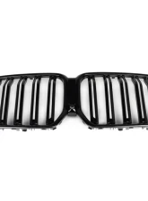 Auto Tecknic Dual-Slats Gloss Black Front Grille for BMW G06 X6 LCI 2024-2025                                     - ATK-BM-0616-LCI-DSGB - Image 6