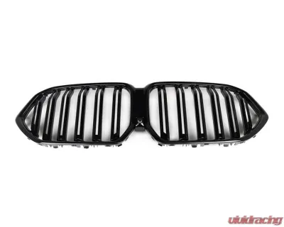 Auto Tecknic Dual-Slats Gloss Black Front Grille for BMW G06 X6 LCI 2024-2025 - ATK-BM-0616-LCI-DSGB