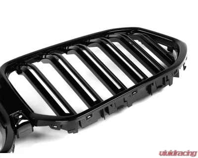 Auto Tecknic Dual-Slats Gloss Black Front Grille for BMW G06 X6 LCI 2024-2025 - ATK-BM-0616-LCI-DSGB