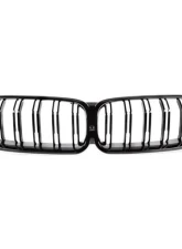 Auto Tecknic Dual-Slats Gloss Black Front Grille for BMW G14 G15 G16 8-Series 2019-2025                                     - ATK-BM-0618-DS-GB - Image 4
