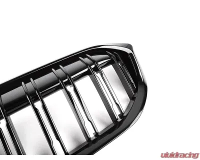 Auto Tecknic Dual-Slats Gloss Black Front Grille for BMW G20 3-Series LCI 2023+ - ATK-BM-0620-DS-GB