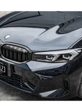 Auto Tecknic Dual-Slats Gloss Black Front Grille for BMW G20 3-Series LCI 2023+                                     - ATK-BM-0620-DS-GB - Image 7