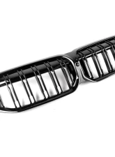 Auto Tecknic Dual-Slats Gloss Black Front Grille for BMW G20 3-Series LCI 2023+                                     - ATK-BM-0620-DS-GB - Image 8