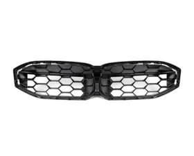 Auto Tecknic Dry Carbon Fiber Honeycomb Front Grille for BMW G20 3-Series LCI 2023-2024