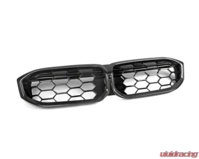 Auto Tecknic Dry Carbon Fiber Honeycomb Front Grille for BMW G20 3-Series LCI 2023-2024 - ATK-BM-0620-HC-CF