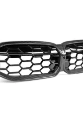Auto Tecknic Dry Carbon Fiber Honeycomb Front Grille for BMW G20 3-Series LCI 2023-2024                                     - ATK-BM-0620-HC-CF - Image 7