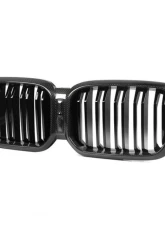 Auto Tecknic Dry Carbon Fiber Dual-Slats Front Grille for BMW F97 X3M LCI 2017-2024                                     - ATK-BM-0621-DS-DC - Image 2