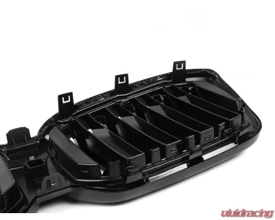 Auto Tecknic Dry Carbon Fiber Dual-Slats Front Grille for BMW F97 X3M LCI 2017-2024 - ATK-BM-0621-DS-DC