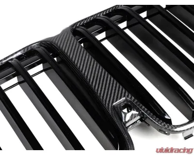 Auto Tecknic Dry Carbon Fiber Front Grille for BMW G07 X7 LCI 2018-2025 - ATK-BM-0622-CF