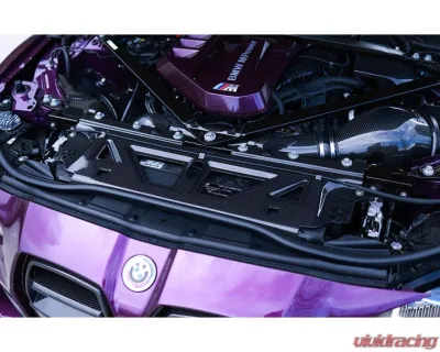 Auto Tecknic Dry Carbon Fiber Cooling Shroud Satin for BMW G80 M3 | G82 | G83 M4 2022-2025 - ATK-BM-0701-M