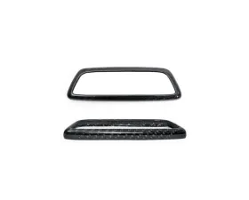 Auto Tecknic Dry Carbon Front Seat Illuminated Emblem Cover for BMW M2 2016-2021