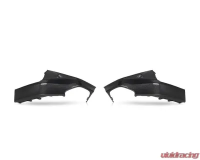 Auto Tecknic Dry Carbon Rear Side Diffuser Set for BMW G42 2-Series 2021-2025 - ATK-BM-0802