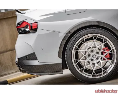 Auto Tecknic Dry Carbon Rear Side Diffuser Set for BMW G42 2-Series 2021-2025 - ATK-BM-0802
