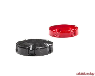 AutoTecknic Dry Carbon Coolant Expansion Tank Cap Cover Red - ATK-BM-0803-RC