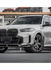 Auto Tecknic Dry Carbon Front Lip Set for BMW G05 X5 M-Sport LCI 2018-2025                                     - ATK-BM-0804 - Image 2