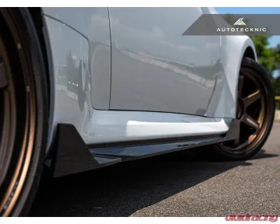 Auto Tecknic Dry Carbon Side Skirt Extension Set for BMW G87 M2 2023-2025 - ATK-BM-0808