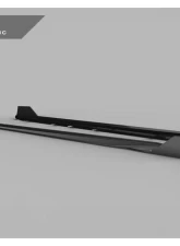 Auto Tecknic Dry Carbon Side Skirt Extension Set for BMW G87 M2 2023-2025                                     - ATK-BM-0808 - Image 5
