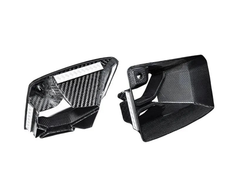 AutoTecknic Dry Carbon Podium Front Bumper Lower Vent Set - BMW G87 M2 2023-2025 - ATK-BM-0809