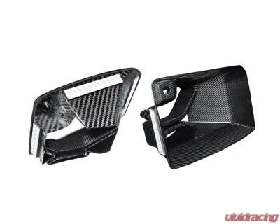 Auto Tecknic Dry Carbon Podium Front Bumper Lower Vent Set for BMW G87 M2 2023-2025 - ATK-BM-0809