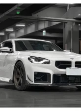 Auto Tecknic Dry Carbon Podium Front Bumper Lower Vent Set for BMW G87 M2 2023-2025                                     - ATK-BM-0809 - Image 5