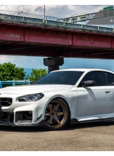 Auto Tecknic Dry Carbon Podium Front Lip Set for BMW G87 M2 2023-2025                                     - ATK-BM-0812 - Image 3