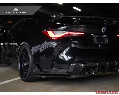Auto Tecknic Dry Carbon Rear Splitter Winglet Set for BMW G80 G81 M3 G82 G83 M4 2020-2025 - ATK-BM-0814
