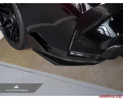 Auto Tecknic Dry Carbon Rear Splitter Winglet Set for BMW G80 G81 M3 G82 G83 M4 2020-2025 - ATK-BM-0814