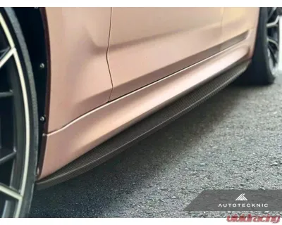 Auto Tecknic Dry Carbon Fiber Side Skirt Extension Set for BMW F90 M5 | G30 5-Series 2017-2023 - ATK-BM-0821