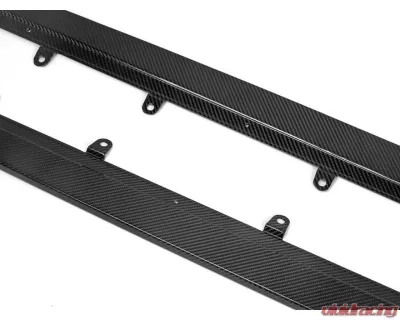 Auto Tecknic Dry Carbon Fiber Side Skirt Extension Set for BMW F90 M5 | G30 5-Series 2017-2023 - ATK-BM-0821