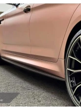 Auto Tecknic Dry Carbon Fiber Side Skirt Extension Set for BMW F90 M5 | G30 5-Series 2017-2023                                     - ATK-BM-0821 - Image 5