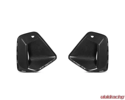 Auto Tecknic Dry Carbon Front Bumper Trim Set for BMW G60 5-Series 2024-2025 - ATK-BM-0830