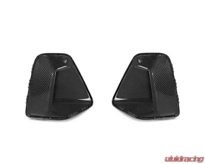 Auto Tecknic Dry Carbon Front Bumper Trim Set for BMW G60 5-Series 2024-2025 - ATK-BM-0830