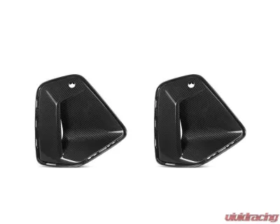 Auto Tecknic Dry Carbon Front Bumper Trim Set for BMW G60 5-Series 2024-2025 - ATK-BM-0830