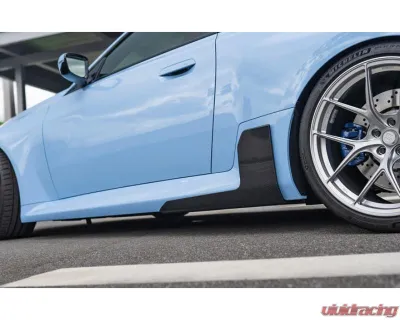 Auto Tecknic Dry Carbon Side Skirt Winglet Set for BMW G87 M2 2023-2025 - ATK-BM-0889