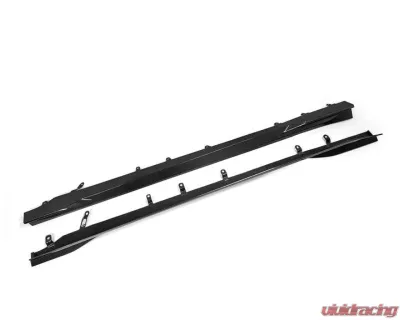 Auto Tecknic Dry Carbon Fiber Side Skirt Extension Set for BMW G87 M2 2023-2025 - ATK-BM-0890