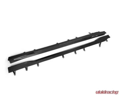Auto Tecknic Dry Carbon Fiber Side Skirt Extension Set for BMW G87 M2 2023-2025 - ATK-BM-0890