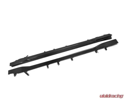 Auto Tecknic Dry Carbon Fiber Side Skirt Extension Set for BMW G87 M2 2023-2025 - ATK-BM-0890