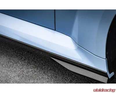 Auto Tecknic Dry Carbon Fiber Side Skirt Extension Set for BMW G87 M2 2023-2025 - ATK-BM-0890
