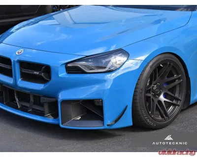 Auto Tecknic Carbon Fiber Headlight Trim Set for BMW G87 M2 2023-2025 - ATK-BM-0893