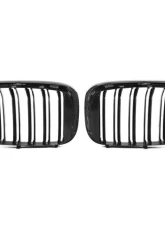 Auto Tecknic Dry Carbon Fiber Dual-Slats Front Grille Set for BMW G01 X3 G02 X4 2014-2025                                     - ATK-BM-0897 - Image 4