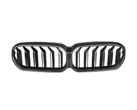 Auto Tecknic Dry Carbon Fiber Dual-Slats Front Grilles for BMW G30 5-Series LCI 2017-2023