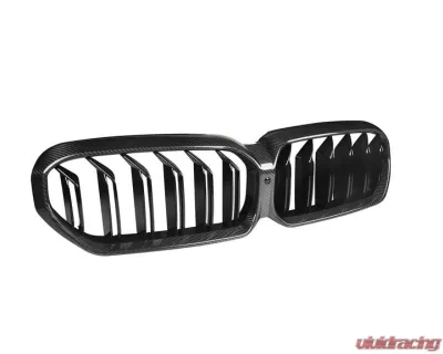 Auto Tecknic Dry Carbon Fiber Dual-Slats Front Grilles for BMW G30 5-Series LCI 2017-2023 - ATK-BM-0898