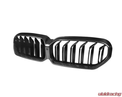Auto Tecknic Dry Carbon Fiber Dual-Slats Front Grilles for BMW G30 5-Series LCI 2017-2023 - ATK-BM-0898