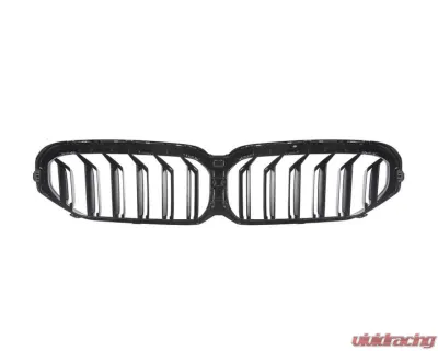 Auto Tecknic Dry Carbon Fiber Dual-Slats Front Grilles for BMW G30 5-Series LCI 2017-2023 - ATK-BM-0898
