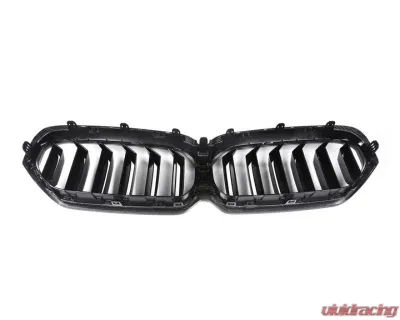 Auto Tecknic Dry Carbon Fiber Dual-Slats Front Grilles for BMW G30 5-Series LCI 2017-2023 - ATK-BM-0898