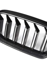 Auto Tecknic Dry Carbon Fiber Dual-Slats Front Grilles for BMW G30 5-Series LCI 2017-2023                                     - ATK-BM-0898 - Image 7