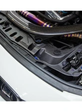 Auto Tecknic Dry Carbon Radiator Support Brace for BMW F8X M2 M3 M4 2014-2025                                     - ATK-BM-0899 - Image 6