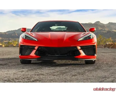Auto Tecknic Dry Carbon Competition Front Aero Lip for Chevrolet Corvette C8 2020-2023 - ATK-CV-0001