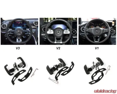 Auto Tecknic Magnetic Corsa Shift Paddles Satin Carbon for Mercedes-Benz ATK-MB-0105 - ATK-MB-0105